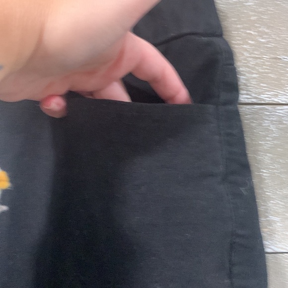 Boden black baby flare brushed velour pant size 8 - Picture 5 of 6